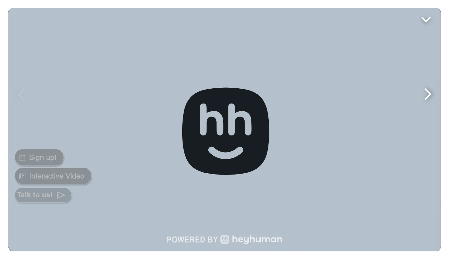 image of heyhuman inline player