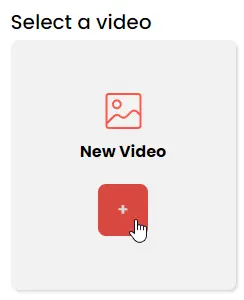 image of new video plus button